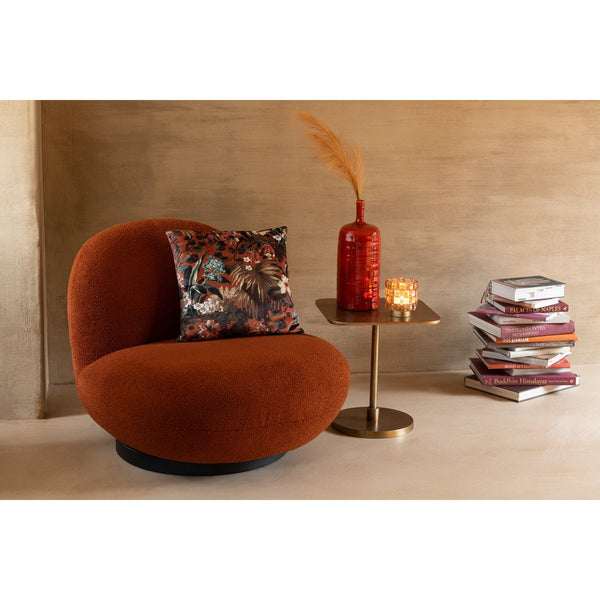 J-Line Bijzettafel Set Goud 2-delig – Aluminium met Elegant Design Ø50x50 cm