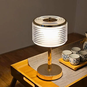 LumoBogen LED Tafellamp – Elegante Ronde Bureaulamp voor Modern Woondecor