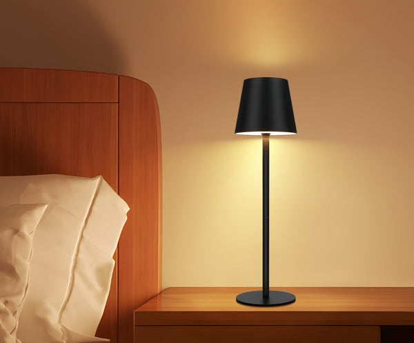 2-Delige Oplaadbare Draadloze LED Touch Tafellamp – Moderne Nachtkastlampen Set