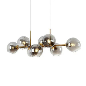 Scandinavische kroonluchter hanglamp met glazen bollen – Moderne plafondlamp