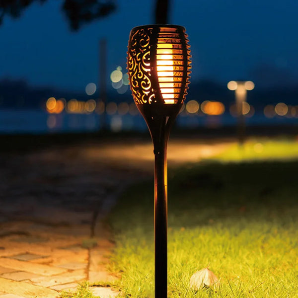 Zonne-Torche Light met Realistisch Flakkerend Vlam Effect – Tuin & Terras Decoratie
