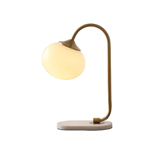 Elegante Glazen Tafellamp met Warm Licht – Modern Rond Design voor Woonkamer & Slaapkamer
