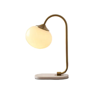 Elegante Glazen Tafellamp met Warm Licht – Modern Rond Design voor Woonkamer & Slaapkamer