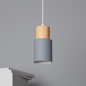 Moderne Macaron Cilinder Hanglamp – Pastel Plafondlamp voor Woonkamer, Eetkamer & Slaapkamer