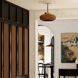 Elegante Dome Hanglamp – Stijlvolle Gebogen Kap voor Warm en Gelijkmatig Licht