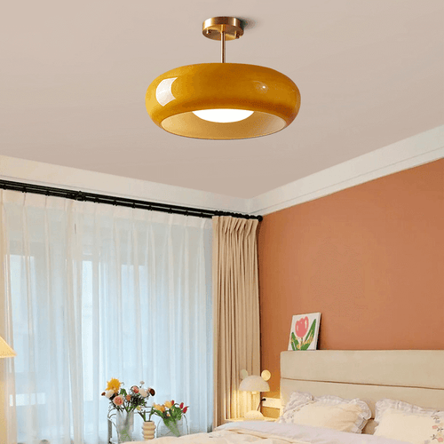 Elegante Dome Hanglamp – Stijlvolle Gebogen Kap voor Warm en Gelijkmatig Licht