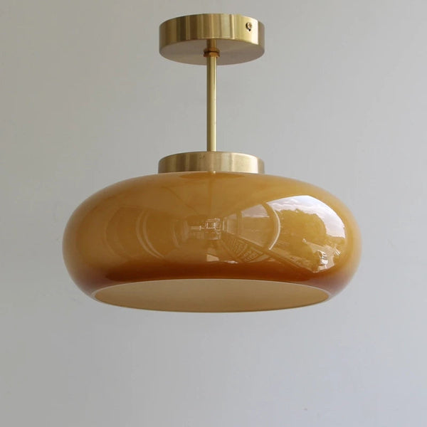 Elegante Dome Hanglamp – Stijlvolle Gebogen Kap voor Warm en Gelijkmatig Licht