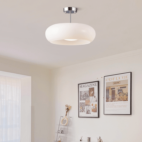 Elegante Dome Hanglamp – Stijlvolle Gebogen Kap voor Warm en Gelijkmatig Licht