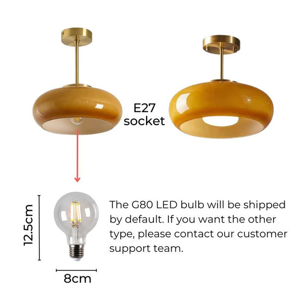 Elegante Dome Hanglamp – Stijlvolle Gebogen Kap voor Warm en Gelijkmatig Licht