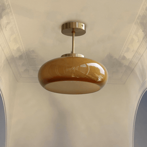 Elegante Dome Hanglamp – Stijlvolle Gebogen Kap voor Warm en Gelijkmatig Licht