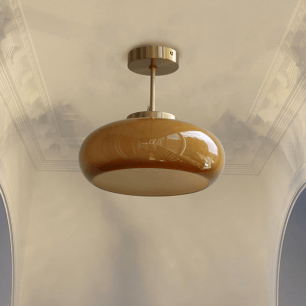 Elegante Dome Hanglamp – Stijlvolle Gebogen Kap voor Warm en Gelijkmatig Licht