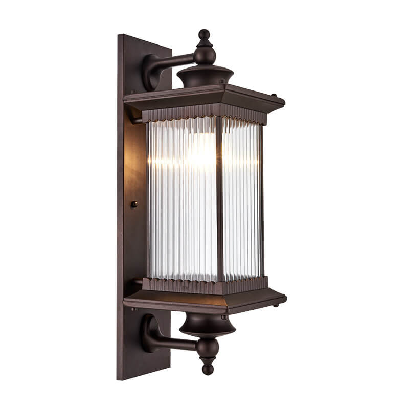 Rechthoekige LED Buiten Wandlamp – Vintage Industrieel Design