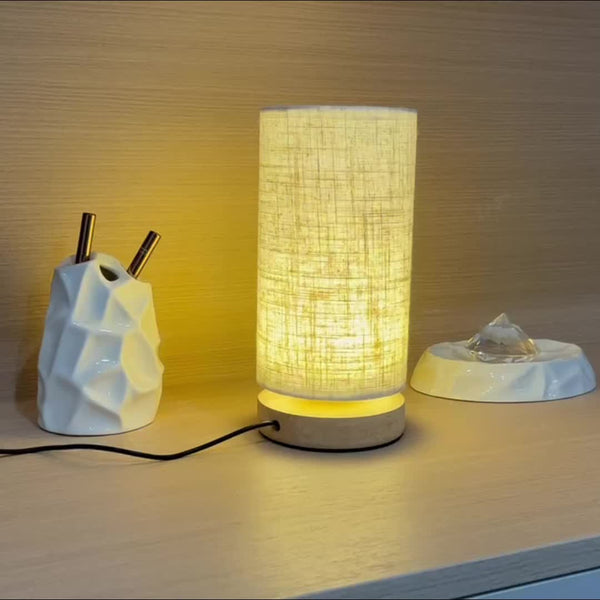 Minimalistische Houten Bedlamp – Ruimtebesparende LED voor Bureau & Nachtkastje