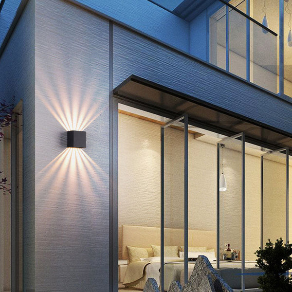Vierkante LED Buiten Wandleuchte – Moderne Waterdichte Tuin- & Terrasverlichting