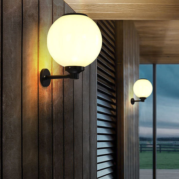 Elegante Solar Wandlamp Buiten met LED – Stijlvolle Tuin- en Terrasdecoratie