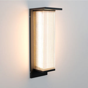 Rechthoekige Zonne LED Buitenlamp – Weerbestendige Wandlamp voor Tuin & Terras