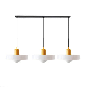 TrioGlow Hanglamp – Stijlvolle Drie Gekleurde Glazen Kappen voor Moderne Verlichting
