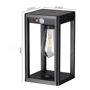 Zonne-energie Buitenlamp op Zuil – Duurzame LED Tuin- en Padverlichting