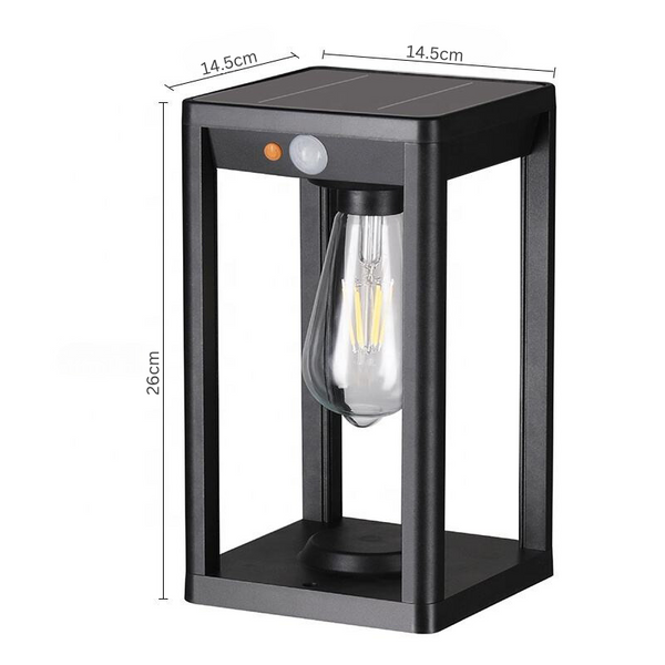 Zonne-energie Buitenlamp op Zuil – Duurzame LED Tuin- en Padverlichting