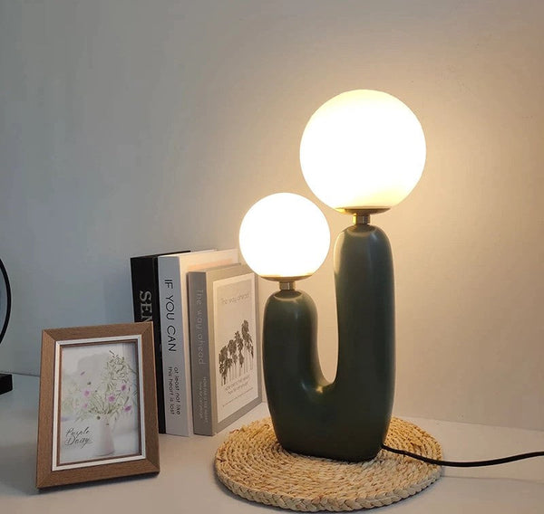Moderne Cactus Bureau Lamp – Scandinavisch Geïnspireerde Sfeerverlichting voor Huis & Kantoor