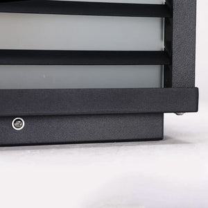 Vierkante LED Paalkaplamp voor Buiten – Modern & Weerbestendig