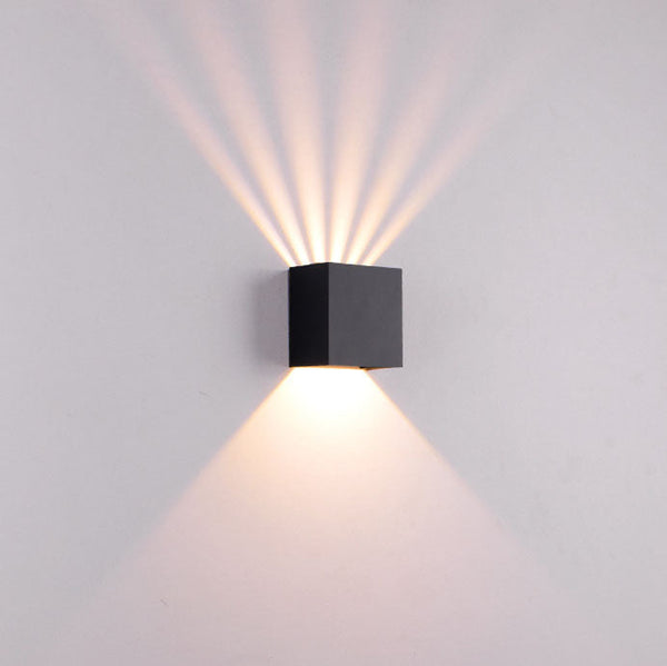 Vierkante LED Buiten Wandleuchte – Moderne Waterdichte Tuin- & Terrasverlichting