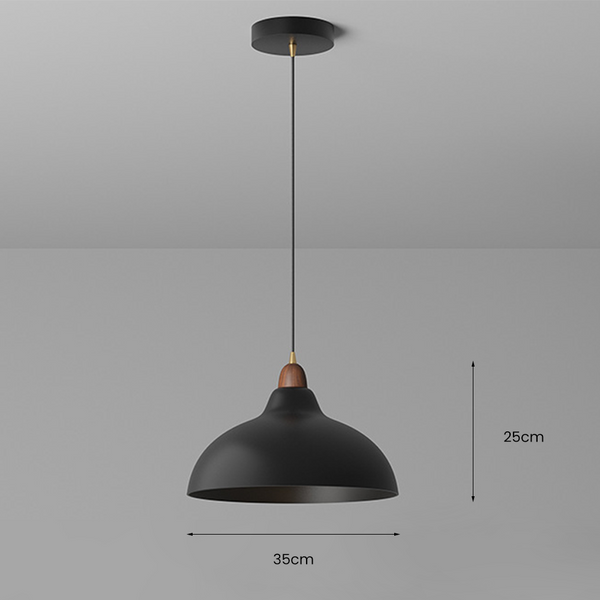 Minimalistische Noordse Hanglamp – Verstelbare Plafondlamp in Zwart of Wit