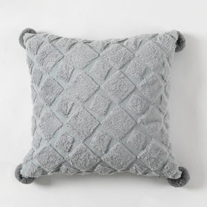 Geborduurde Kussenhoes met Patroon 45x45cm – Elegante Woondecoratie