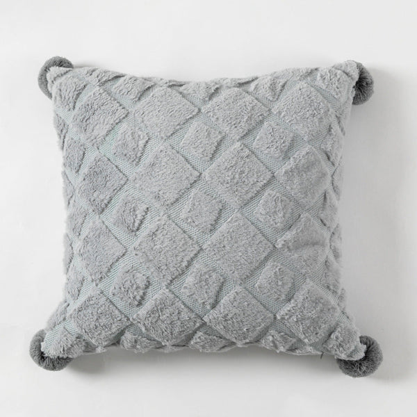 Geborduurde Kussenhoes met Patroon 45x45cm – Elegante Woondecoratie