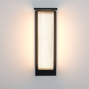 Rechthoekige Zonne LED Buitenlamp – Weerbestendige Wandlamp voor Tuin & Terras