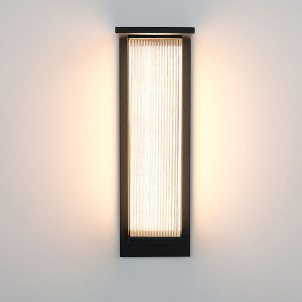 Rechthoekige Zonne LED Buitenlamp – Weerbestendige Wandlamp voor Tuin & Terras