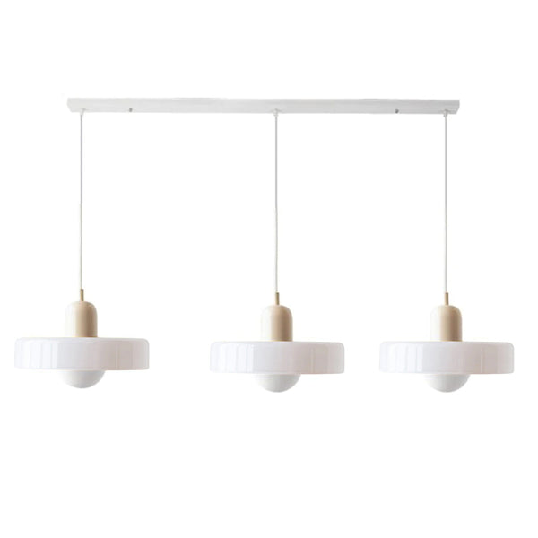 TrioGlow Hanglamp – Stijlvolle Drie Gekleurde Glazen Kappen voor Moderne Verlichting