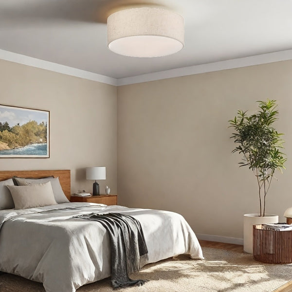 Moderne Plafondlamp in Trommelvorm – Elegante Verlichtingsoplossing voor Thuis