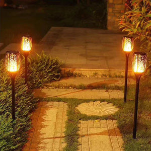 Zonne-Torche Light met Realistisch Flakkerend Vlam Effect – Tuin & Terras Decoratie