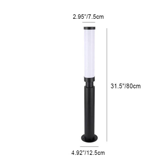 Moderne LED Tuinlamp in Lippenstift Stijl voor Buiten
