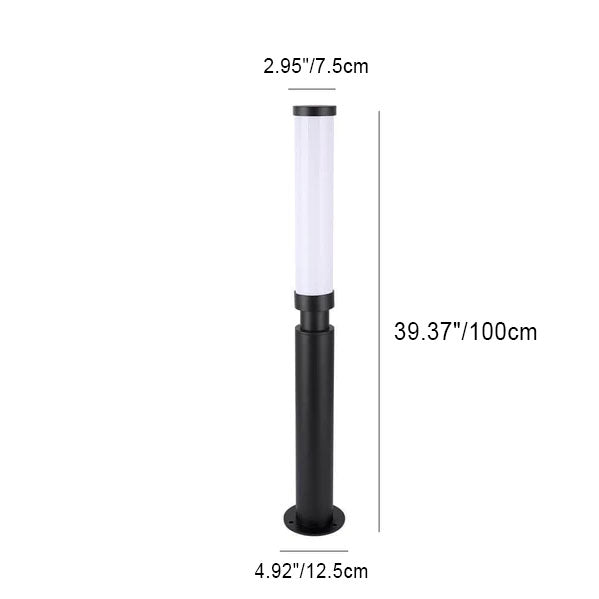 Moderne LED Tuinlamp in Lippenstift Stijl voor Buiten