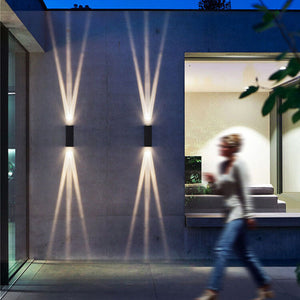 Dubbele LED Wandleuchte Buiten – Moderne Waterdichte Buitenverlichting