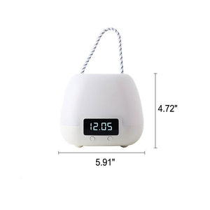 Moderne Draagbare LED Wekker met Nachtlampje – Compacte Verlichting voor Huis & Slaapkamer