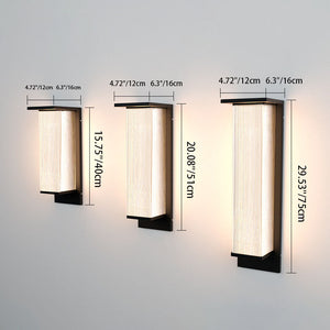 Rechthoekige Zonne LED Buitenlamp – Weerbestendige Wandlamp voor Tuin & Terras