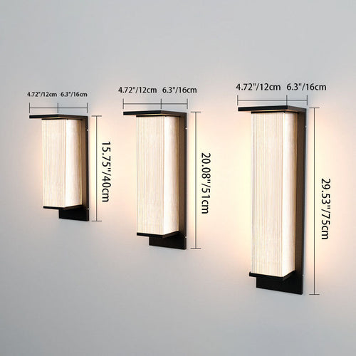 Rechthoekige Zonne LED Buitenlamp – Weerbestendige Wandlamp voor Tuin & Terras