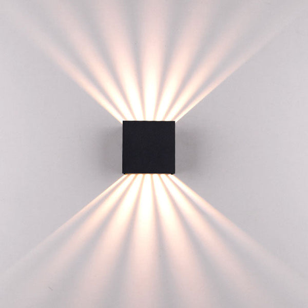 Vierkante LED Buiten Wandleuchte – Moderne Waterdichte Tuin- & Terrasverlichting