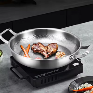 Titanium Sautépan met Twee Handgrepen – Duurzaam, Veilig en Gezond Kookgerei