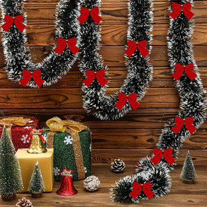 Kerstslinger met LED verlichting op batterij (2 × AA) – klassieke kerst decoratie voor binnen