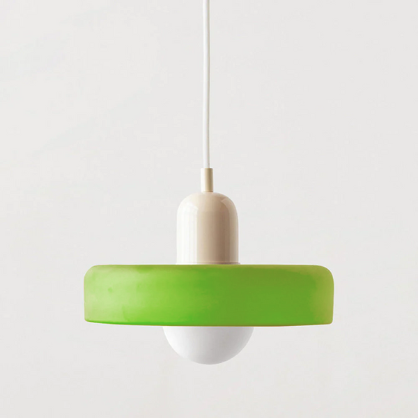 Bauhaus Hanglamp van Gekleurd Glas | Moderne Artistieke Pendellamp voor Thuis