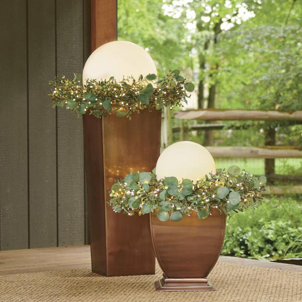 Kogelformige LED Tuinlamp met Afstandsbediening – Draadloze Binnen- & Buitenverlichting