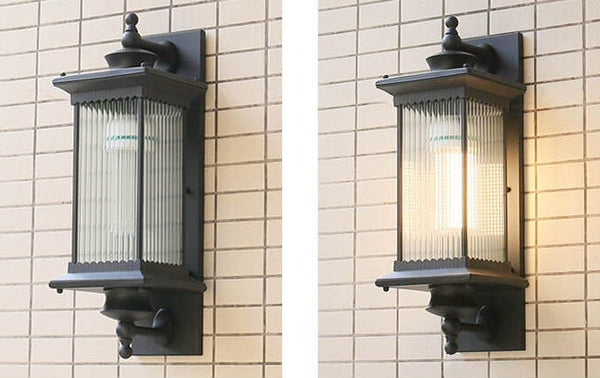 Rechthoekige LED Buiten Wandlamp – Vintage Industrieel Design