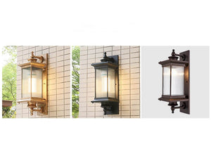 Rechthoekige LED Buiten Wandlamp – Vintage Industrieel Design