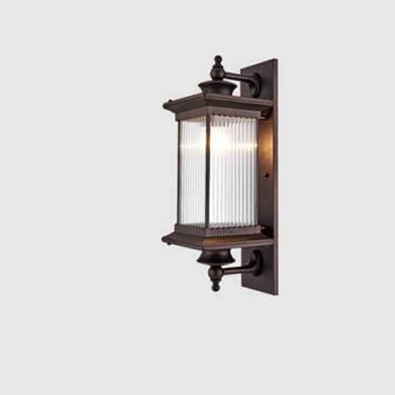 Rechthoekige LED Buiten Wandlamp – Vintage Industrieel Design