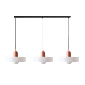 TrioGlow Hanglamp – Stijlvolle Drie Gekleurde Glazen Kappen voor Moderne Verlichting