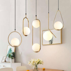 Elegante Messing Hanglamp 15 cm Hängelampe van Metaal voor Stijlvolle Interieurs